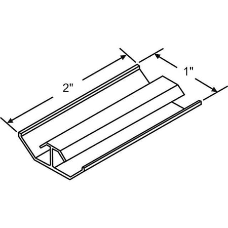 Strybuc 2in White Vinyl Stop 86E-700W